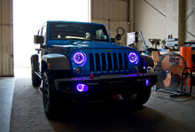 Load image into Gallery viewer, Oracle 07-17 Jeep Wrangler LED Fog Light Halo Kit - UV/Purple