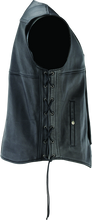 Load image into Gallery viewer, Kuryakyn By River Road Old Skool Leather Vest Black - Large