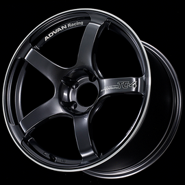 Advan TC4 18x7.5 / +48 Offset / 5-112 / 66.5mm Bore / Racing Gunmetallic & Ring