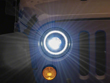 Load image into Gallery viewer, Raxiom 07-18 Jeep Wrangler JK 7-Inch V2 Dragon Eye LED Headlights- Black Housing- Clear Lens