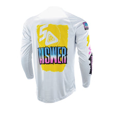 Load image into Gallery viewer, Answer 26 LE Syncron Artifacts Jersey 50 Years Neon Yellow/White/Blue Youth - Medium