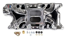 Load image into Gallery viewer, Edelbrock Ford Small-Block 289-302-347 RPM Air-Gap Intake Manifold - Chrome Plasma Finish