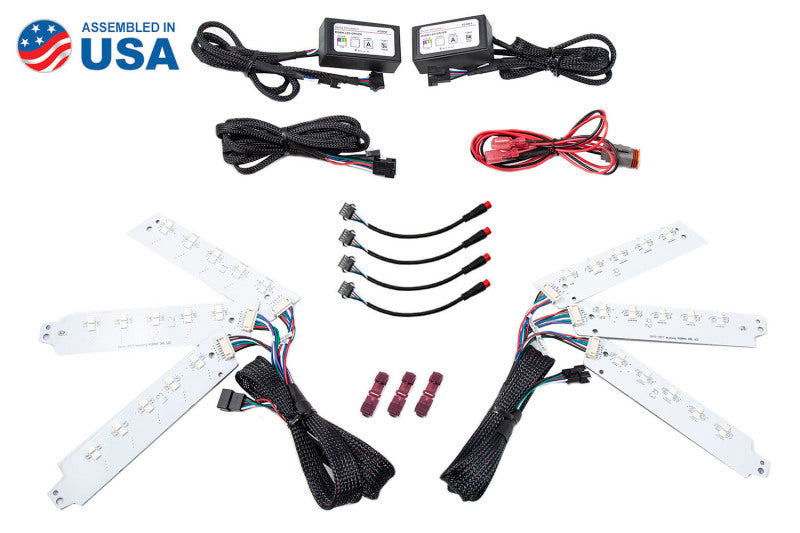 Diode Dynamics 15-17 Ford Mustang RGBW DRL LED Boards