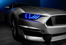 Load image into Gallery viewer, Oracle Lighting 18-23 Ford Mustang Dynamic ColorSHIFT LED Headlights - Black Series NO RETURNS