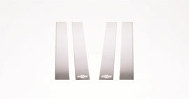 Putco 14-18 Chevy Silv LD - Fits Double Cab/Crew Cab - 4pcs SS Pillar Posts