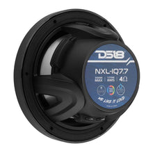 Load image into Gallery viewer, DS18 7.7in 2-Way 175 Watts RMS 4ohm Dgtl LED Lights Bullet Tweeter Cvrs Incl Blk Built-in Deck Light