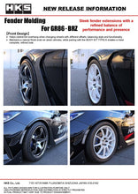 Load image into Gallery viewer, HKS 2022+ Toyota GR86 / Subaru BRZ Fender Molding Kit