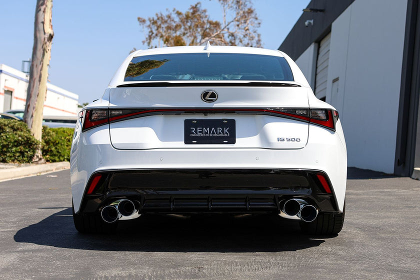 Remark 22+ Lexus IS500 Burnt SS Double Wall Tips (Muffler Version)