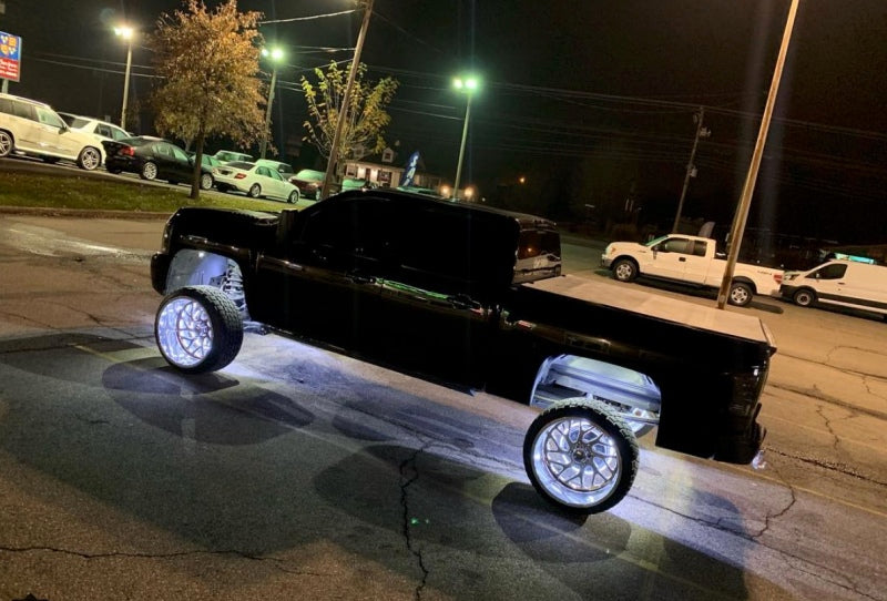 Oracle LED Illuminated Wheel Rings - White NO RETURNS