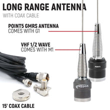 Load image into Gallery viewer, Rugged Radios Kawasaki Teryx4/Teryx5 H2 Comp Comm Kit w/ BT Intercom &amp; 2-Way - 696/M1 VHF Bus Band
