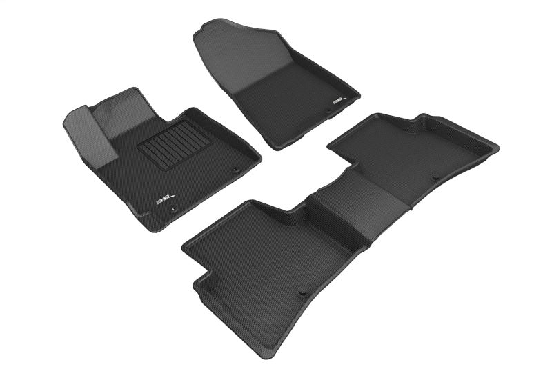 3D MAXpider 2019-2020 Hyundai Tucson Kagu 1st & 2nd Row Floormats - Black