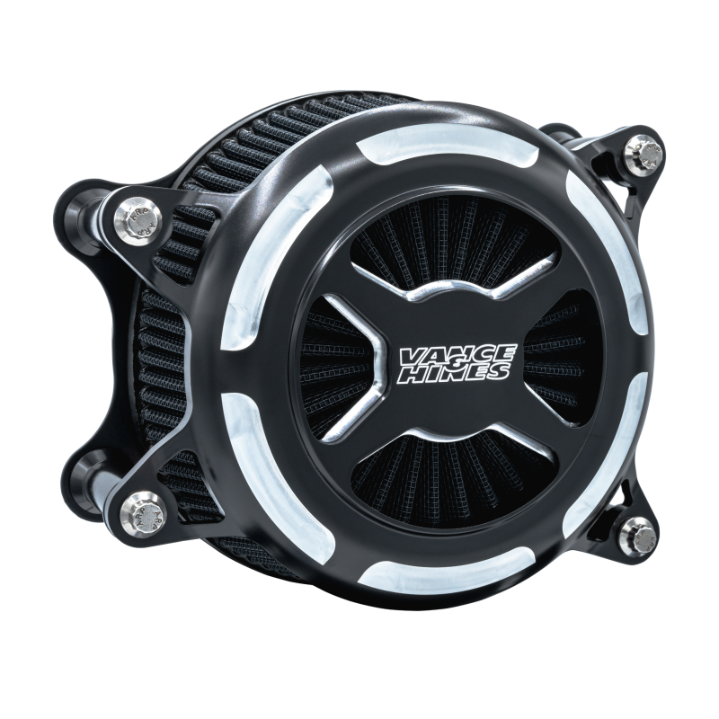 Vance and Hines 23-24 Touring Models V02 X Air Intake - Black Contrast