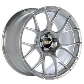 BBS RE-V7 19x8.5 5x112 ET43 Diamond Silver Wheel -82mm PFS/Clip Required