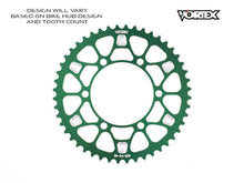 Load image into Gallery viewer, Vortex Racing V4 44 Tooth 520 Rear Sprocket - Green