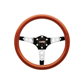 OMP Mugello Wooden Steering Wheel 360mm Handgrip Oval25X23mm