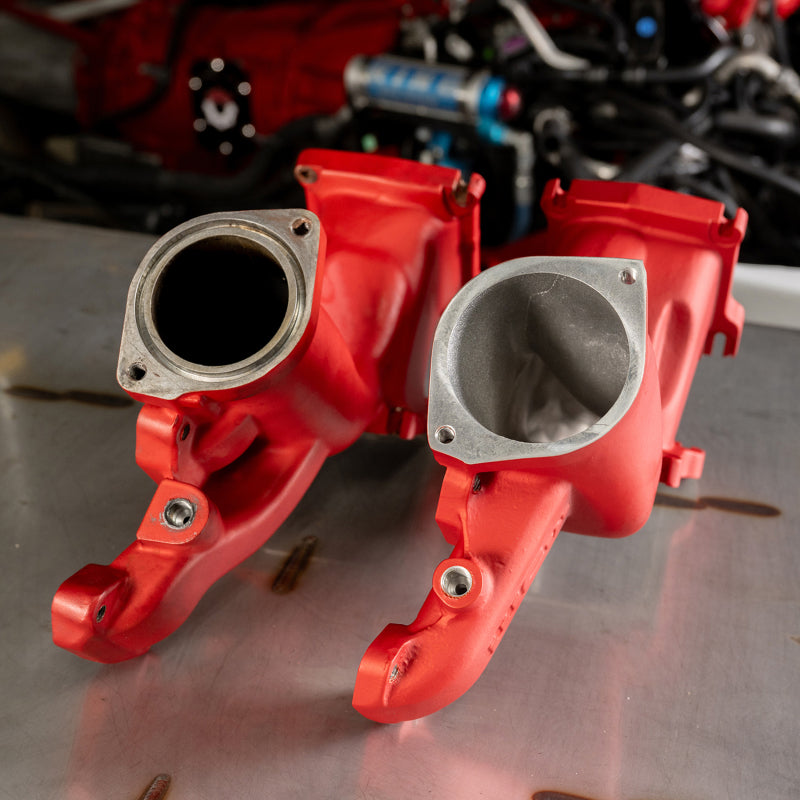 Wehrli 11-16 Chevrolet 6.6L LML Duramax High Flow Y-Bridge Kit - Bengal Red