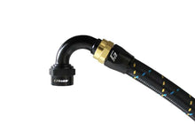 Load image into Gallery viewer, GReddy AN04 120 DEGREE HOSE END SWIVEL BLACK/GOLD ANODIZED