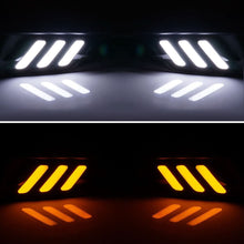 Load image into Gallery viewer, 2016-2018Â Honda Civic LED Amber &amp; White Fog light Bezels Cover 2DR 4DR