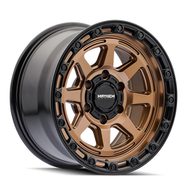 Mayhem 8306 Ridgeline 17x8.5 / 6x135 BP / -6mm Offset / 87.1mm Hub Satin Bronze/Black Lip Wheel