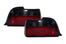Load image into Gallery viewer, BMW E36 Coupe/Convertible JDM Red/Smoke LED BAR Tail Lights(1991-1998)