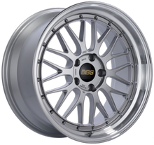 Load image into Gallery viewer, BBS LM 19x9.5 5x1114.3 ET45 Diamond Silver Center Diamond Cut Lip Wheel - 82mm PFS/Clip Required