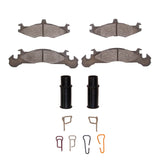 DFC 83-90 Dodge Charger Front 5000 Advanced Semi Metallic Brake Pads and Hardware Kit