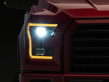 Load image into Gallery viewer, Raxiom 15-17 Ford F-150 LED Projector Headlights with LED Amber DRL- Black Housing- Clear Lens