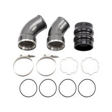 Load image into Gallery viewer, Wehrli 06-10 Chevrolet 6.6L LBZ/LMM Duramax Passenger Side 3.5in Intercooler Pipe - Semi-Gloss Black