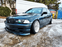 Load image into Gallery viewer, E46 Sedan/Touring Front Lip JDM Style V2 (1999-2005)