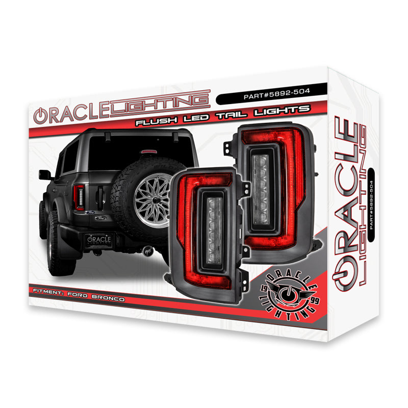 Oracle Lighting 21-22 Ford Bronco Flush Style LED Taillights NO RETURNS