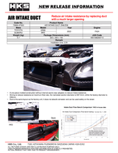 Load image into Gallery viewer, HKS Air Intake Duct ZN8/ZD8
