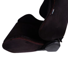 Load image into Gallery viewer, NRG Sport Seats (Pair) Type-R Suede w/NRG Logo - Black w/Red Stitching