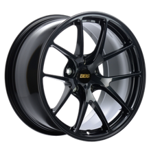 Load image into Gallery viewer, BBS 18x9.5 5x120 ET23 82mm PFS Ring/Clip Required - Metallic Black Subtle Blue Flake