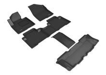 Load image into Gallery viewer, 3D MAXpider 2013-2019 Hyundai Santa Fe/Santa Fe Xl Kagu 1st &amp; 2nd &amp; 3rd Row Floormats - Black
