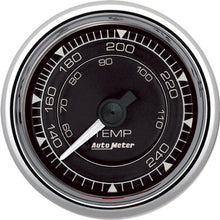 Load image into Gallery viewer, Autometer Chrono 2-1/16in 240 Degree Temperature Mechanical Gauge - Chrome