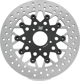 Twin Power 08-Up Touring 06-17 Dyna Front 11.8 Floating Rotor Mesh Black