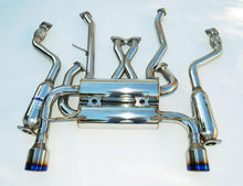 Load image into Gallery viewer, Invidia 03-05 Infiniti FX35/45 Gemini Rolled Titanium Tip Cat-back Exhaust