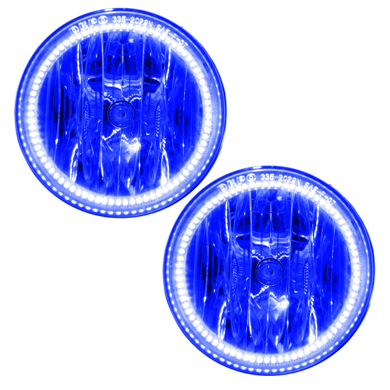 Oracle 07-13 Toyota Tundra LED Fog Light Halo Kit - Blue