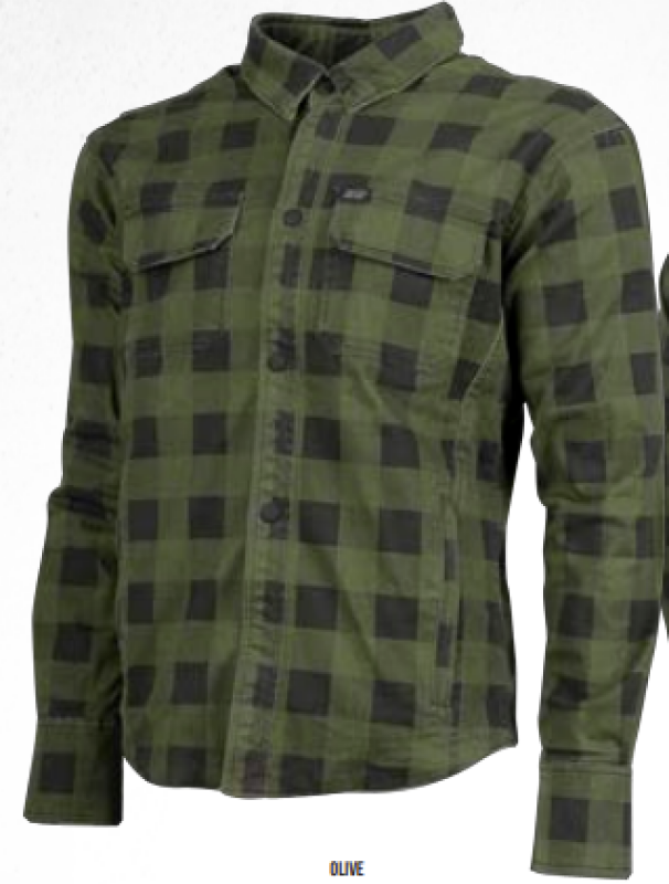 Speed and Strength True Grit Armored Motoshirt Olive/Black - XL