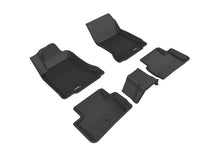 Load image into Gallery viewer, 3D MAXpider 2017-2019 Infiniti QX30 Kagu 1st &amp; 2nd Row Floormats - Black