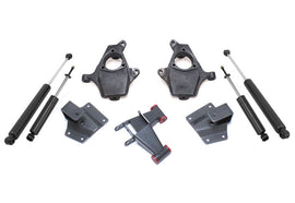 MaxTrac 99-06 GM C1500 2WD 2in/4in Lowering Spindle Kit