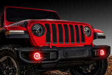 Load image into Gallery viewer, Oracle Jeep Wrangler JL/Gladiator JT LED Surface Mount Fog Light Halo Kit - ColorSHIFT NO RETURNS