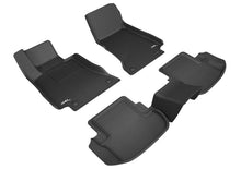 Load image into Gallery viewer, 3D MAXpider 2018-2020 Mercedes-Benz E-Class Coupe C238 Kagu 1st &amp; 2nd Row Floormats - Black