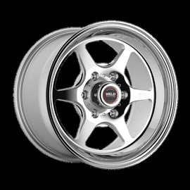 Weld S79 HD S79 20x5in / 6x139.7 BP / 2.5in BS Polished Center - Polished Shell Wheel
