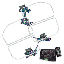 Load image into Gallery viewer, Oracle Ford F250/350 11-16 Halo Kit (Square Ring Design) - ColorSHIFT w/ 2.0 Controller SEE WARRANTY