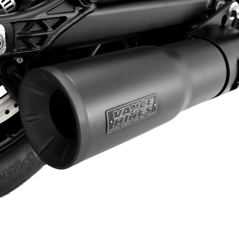 Vance & Hines 2025 Indian Scout HO Slipons Black Slip-On Exhaust