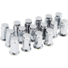 Load image into Gallery viewer, Raceline Open Spline Lug Nuts 1/2in-20 - 16 Pack - Chrome