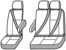 Load image into Gallery viewer, Covercraft 15-26 Ford Transit Polycotton SeatSaver Custom Third Row Seat Covers-Misty Grey