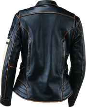 Load image into Gallery viewer, Kuryakyn By River Road Dame Vintage Leather Jacket Black Womens - Small