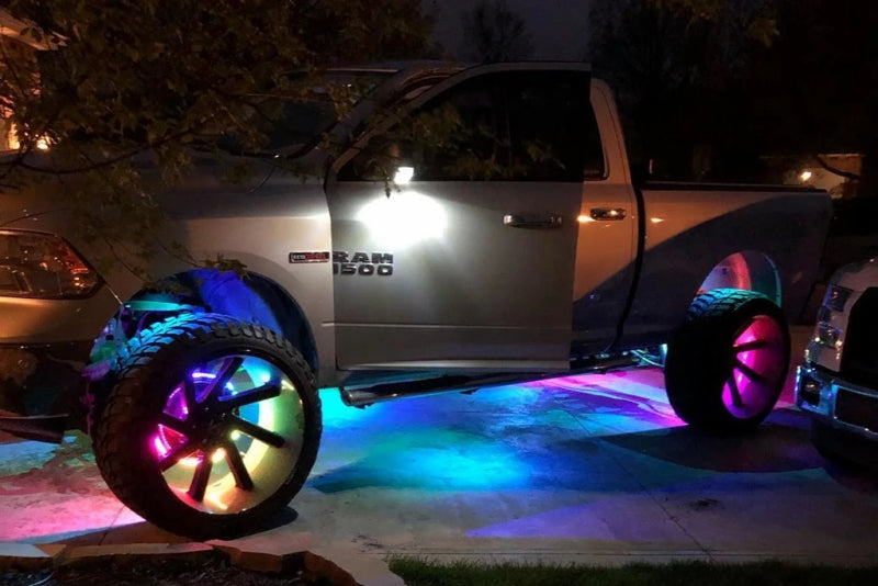 Oracle LED Illuminated Wheel Rings - ColorSHIFT Dynamic - ColorSHIFT - Dynamic NO RETURNS